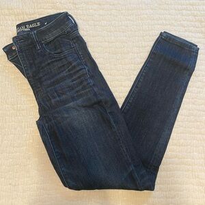 American Eagle super hi rise jegging